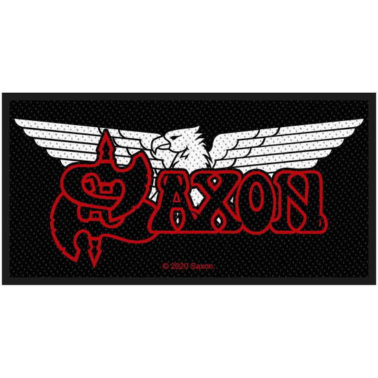 Saxon Standard Woven Patch: Logo / Eagle - Saxon - Marchandise -  - 5056365707585 - 