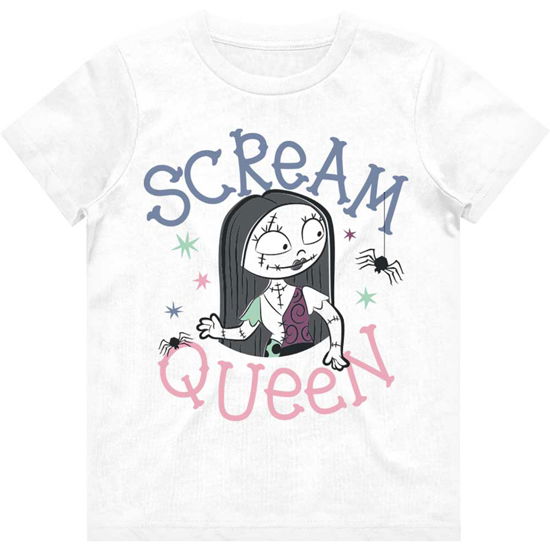 The Nightmare Before Christmas Kids Girls T-Shirt: Scream Queen (3-4 Years) - Nightmare Before Christmas - The - Koopwaar -  - 5056561037585 - 