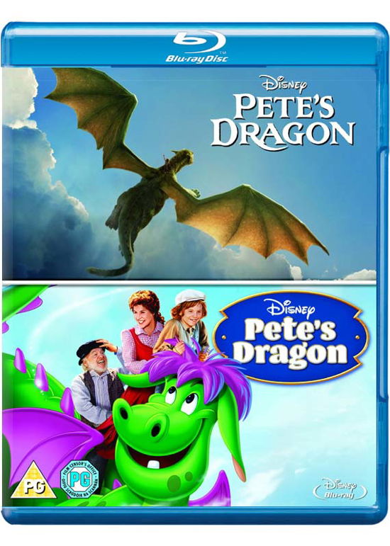 Cover for Petes Dragon: Live Action and · Petes Dragon (Live Action) / Petes Dragon (Animated) (Blu-ray) (2016)