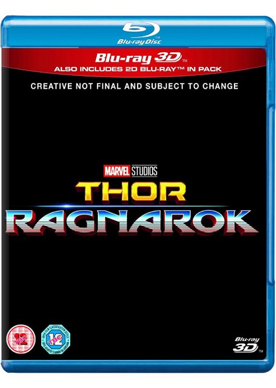 Cover for Thor Ragnarok 3D (Blu-ray) (2018)