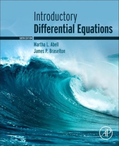 Cover for Abell, Martha L. (Professor Emerita) · Introductory Differential Equations (Paperback Book) (2024)