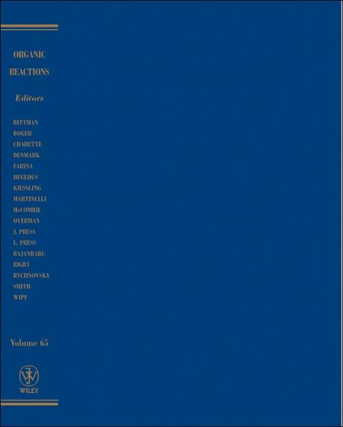 Organic Reactions, Volume 66 - Organic Reactions - LE Overman - Libros - John Wiley & Sons Inc - 9780471682585 - 7 de octubre de 2005