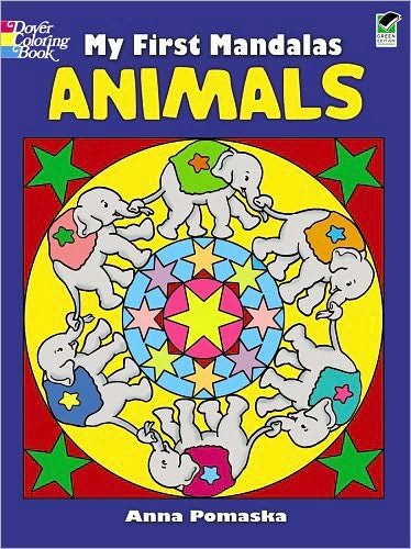 Cover for Anna Pomaska · My First Mandalas: Animals - Dover Coloring Books (Pocketbok) [Green edition] (2010)