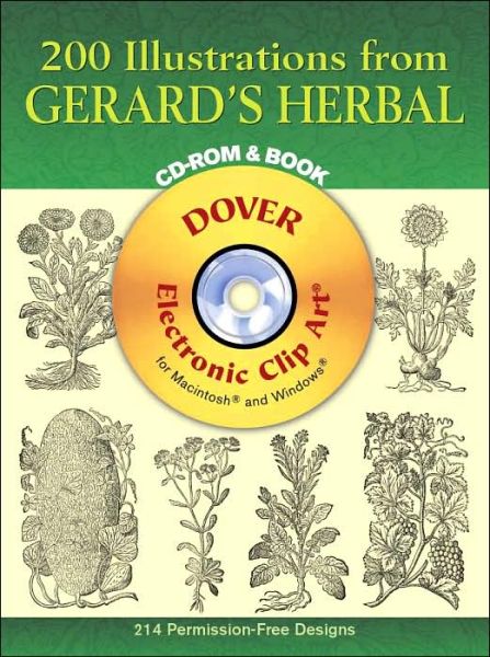 200 Illustrations from Gerard's Herbal - Dover Electronic Clip Art - John Gerard - Äänikirja - Dover Publications Inc. - 9780486996585 - perjantai 29. heinäkuuta 2005