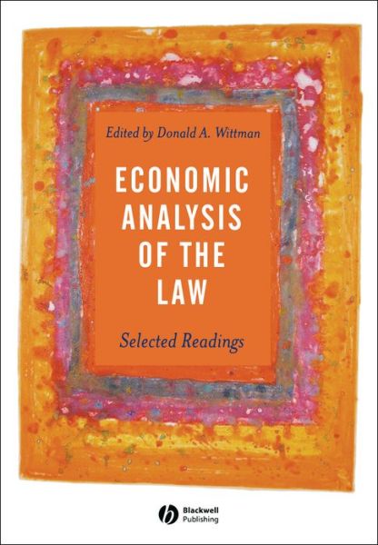 Cover for DA Wittman · Economic Analysis of the Law: Selected Readings (Paperback Book) (2002)