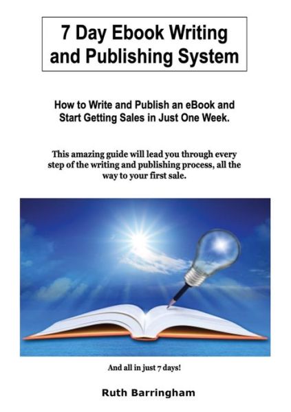 Cover for Ruth Barringham · 7 day Ebook Writing And Publishing System (Paperback Book) (2019)