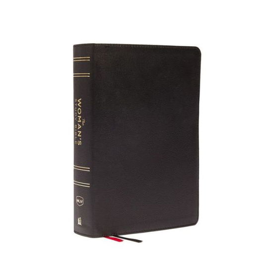 Cover for Dorothy Kelley Patterson · NKJV, Woman's Study Bible, Genuine Leather, Black, Red Letter, Full-Color Edition, Thumb Indexed (Book) (2022)