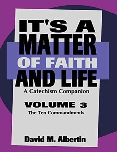 Cover for David M. Albertin · It's a matter of faith and life (Book) (1997)