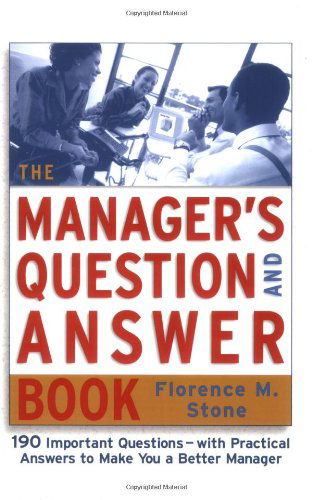 Cover for Florence M. Stone · The Manager's Question and Answer Book (Paperback Bog) (2003)