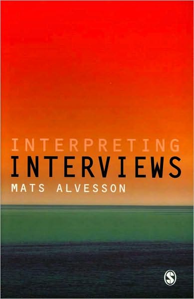 Cover for Mats Alvesson · Interpreting Interviews (Pocketbok) (2010)