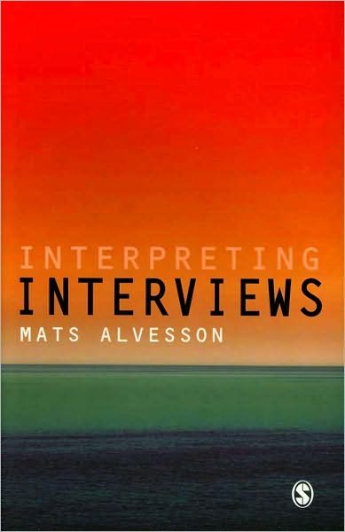 Cover for Mats Alvesson · Interpreting Interviews (Paperback Bog) (2010)