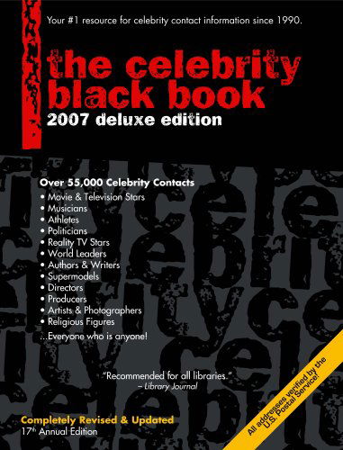 Cover for Jordan McAuley · Celebrity Black Book: Over 55,000 Accurate Celebrity Addresses (Paperback Book) [Revised edition] (2007)