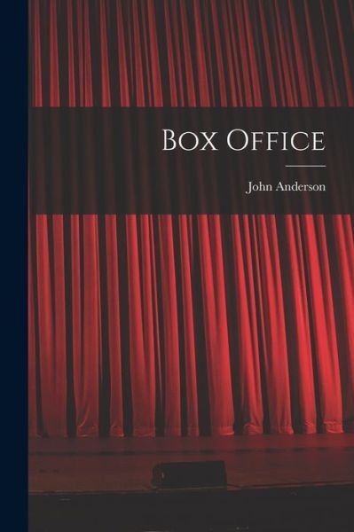 Cover for John Anderson · Box Office (Taschenbuch) (2021)