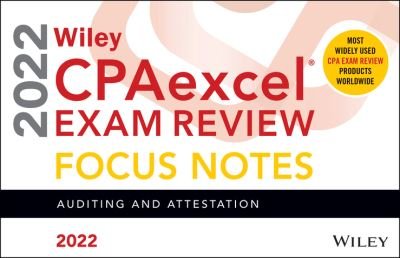 Cover for Wiley · Wiley CPAexcel Exam Review 2022 Focus Notes - Auditing and Attestation (Taschenbuch) (2021)