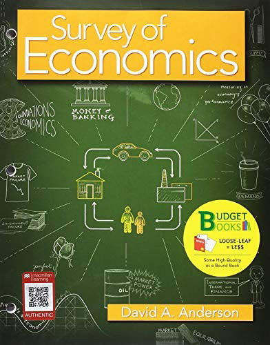 Cover for David Anderson · Loose-leaf Version for Survey of Economics (Loose-leaf) (2018)