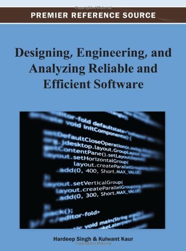 Cover for Kulwant Kaur · Designing, Engineering, and Analyzing Reliable and Efficient Software (Innbunden bok) (2013)