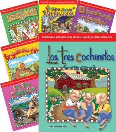 Cover for Teacher Created Materials · Children's Folk Tales and Fairy Tales 6-Book Spanish Set (Paperback Book) (2014)