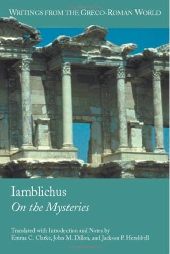 Iamblichus on The Mysteries - Iamblichus - Books - Society of Biblical Literature - 9781589830585 - October 30, 2003