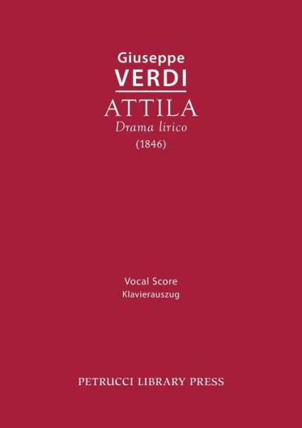 Cover for Giuseppe Verdi · Attila (Paperback Book) (2020)