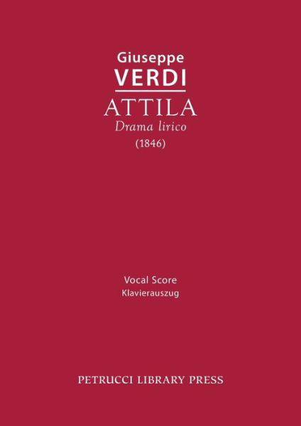 Cover for Giuseppe Verdi · Attila (Paperback Bog) (2020)