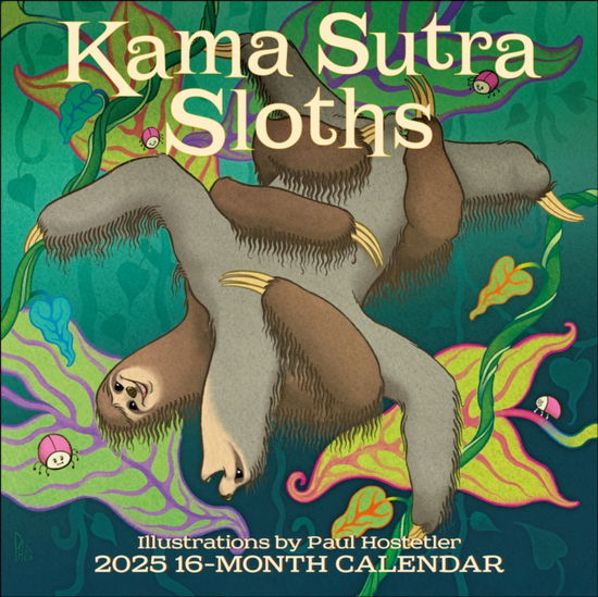 Cover for Gladstone Media · Kama Sutra Sloths Square Wall Calendar 2025 (Paperback Book) (2024)