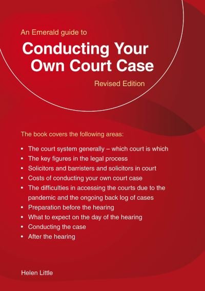 Cover for Helen Little · An Emerald Guide to Conducting Your Own Court Case (Paperback Book) (2022)