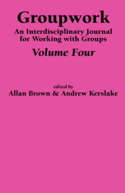 Cover for A Brown · Groupwork Volume Four (Hardcover Book) (1991)