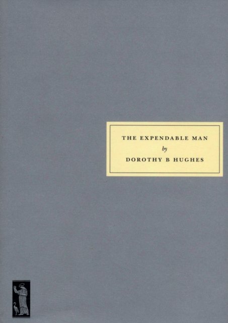 Cover for Dorothy B. Hughes · The Expendable Man (Paperback Book) (2006)