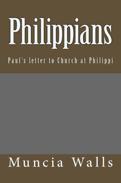 Cover for Muncia Walls · Philippians (Paperback Book) (2018)