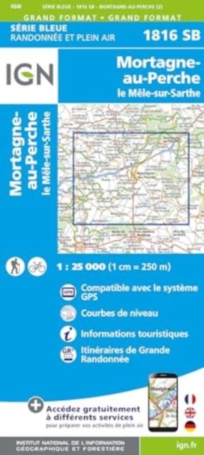 Mortagne-au-Perche / Mele-sur-Sarthe - Serie Bleue -  - Livros - Institut Geographique National - 9782758554585 - 15 de janeiro de 2024