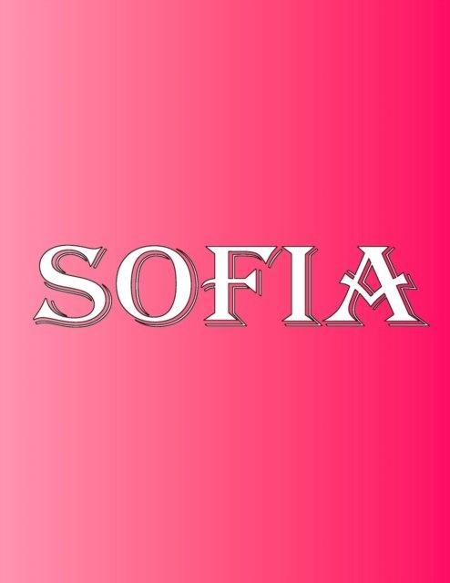 Cover for Rwg · Sofia (Pocketbok) (2019)
