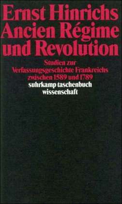 Cover for Hinrichs · Ancien Regime Und Revolution (Book)