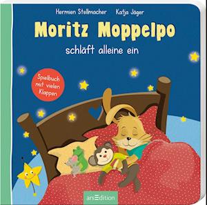 Cover for Hermien Stellmacher · Moritz Moppelpo schläft alleine ein (Book) (2024)