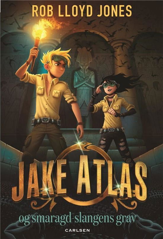 Jake Atlas og smaragdslangens grav - Rob Lloyd Jones - Books - CARLSEN - 9788711564585 - March 15, 2017