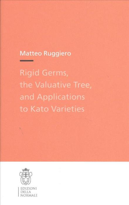 Matteo Ruggiero · Rigid Germs, the Valuative Tree, and Applications to Kato Varieties - Theses (Scuola Normale Superiore) (Paperback Book) [1st ed. 2016 edition] (2016)