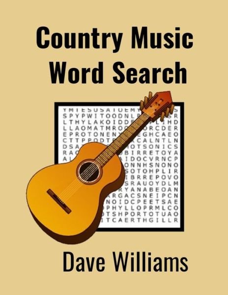Cover for Dave Williams · Country Music Word Search (Pocketbok) (2020)
