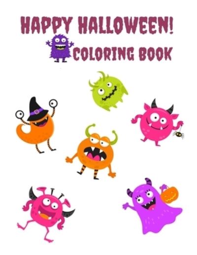 Cover for Lili Paper · Happy Halloween! Coloring Book (Paperback Bog) (2020)