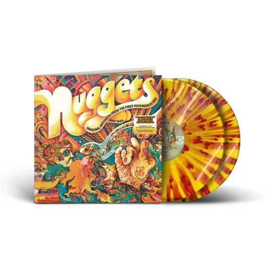Cover for Nuggets · Nuggets: Original Artyfacts From The First Psychedelic Era (1965-1968) / Vol. 1 Syeor 2024 (LP) [Limited Psychedelic Splatter Yellow &amp; Red edition] (2024)