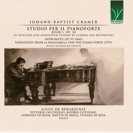 Cover for Berardinis, Giusy De/Mola, Mattia Di/Andrea Cotugno · Cramer: Studio Per Il Pianoforte, Book 1, Op. 30 (CD) (2023)