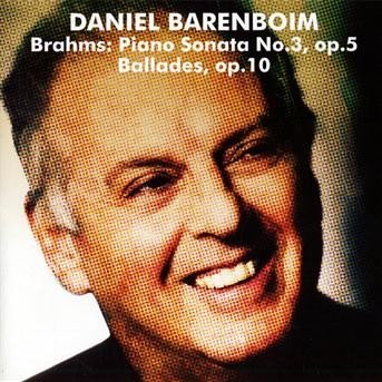 Cover for Daniel Barenboim · Brahms: 4 Ballades Op 10 (CD) (2008)