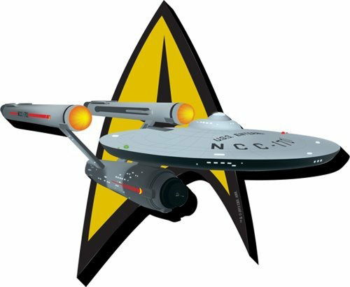 Star Trek: Ship & Logo Funky Chunky Magnet - St Ship and Logo Magnet - Merchandise - NMRDIST - 0840391101586 - 23. August 2024