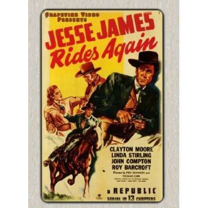 Cover for Clayton Moore · Jesse James Rides Again (DVD) (2013)