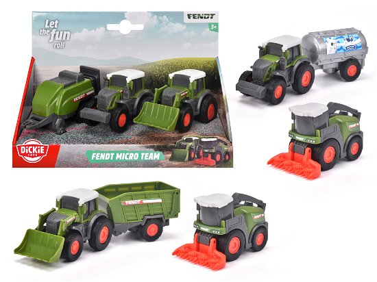 Fendt Micro Team Landbouwvoertuigen - Dickie - Merchandise -  - 4006333080586 - September 1, 2022