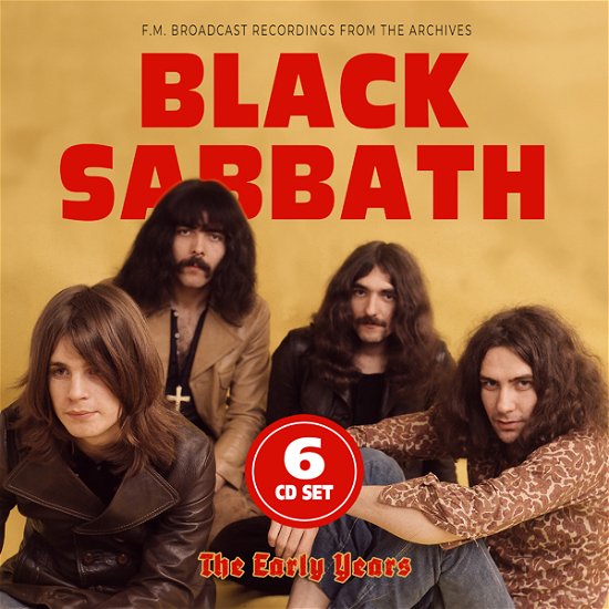 Cover for Black Sabbath · The Early Years Live (6cd Box) (CD) (2023)