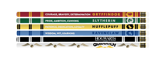 Cover for Half Moon Bay · Harry Potter: Hogwarts House Pride Set Of 6 Pencils (Toys)