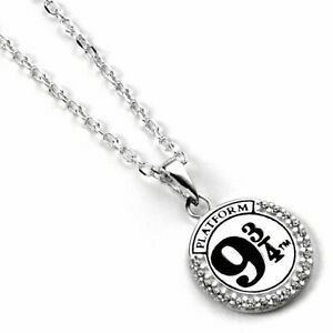 Cover for Harry Potter · Sterling Silver Platform 9 3/4 Necklace Embellished with Crystals (Toys)