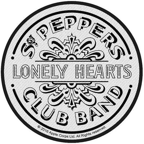 The Beatles Standard Woven Patch: Sgt Pepper Drum - The Beatles - Koopwaar -  - 5056365700586 - 