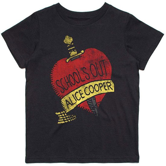 Cover for Alice Cooper · Alice Cooper Kids T-Shirt: Schools Out (7-8 Years) (T-shirt) [size 7-8yrs] [Black - Kids edition]