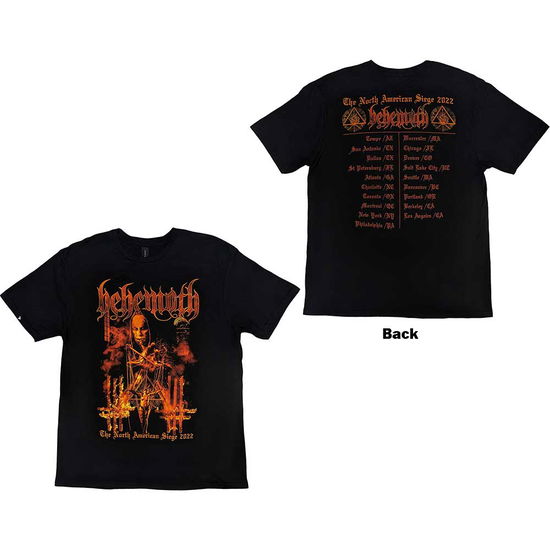 Cover for Behemoth · Behemoth Unisex T-Shirt: North American Tour '22 Puppet Master (Back Print) (T-shirt) [size XL]