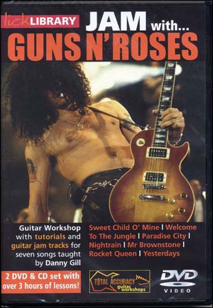 Cover for Lick Library: Jam With...guns · Lick Library Jam With Guns N Roses (DVD) (2008)